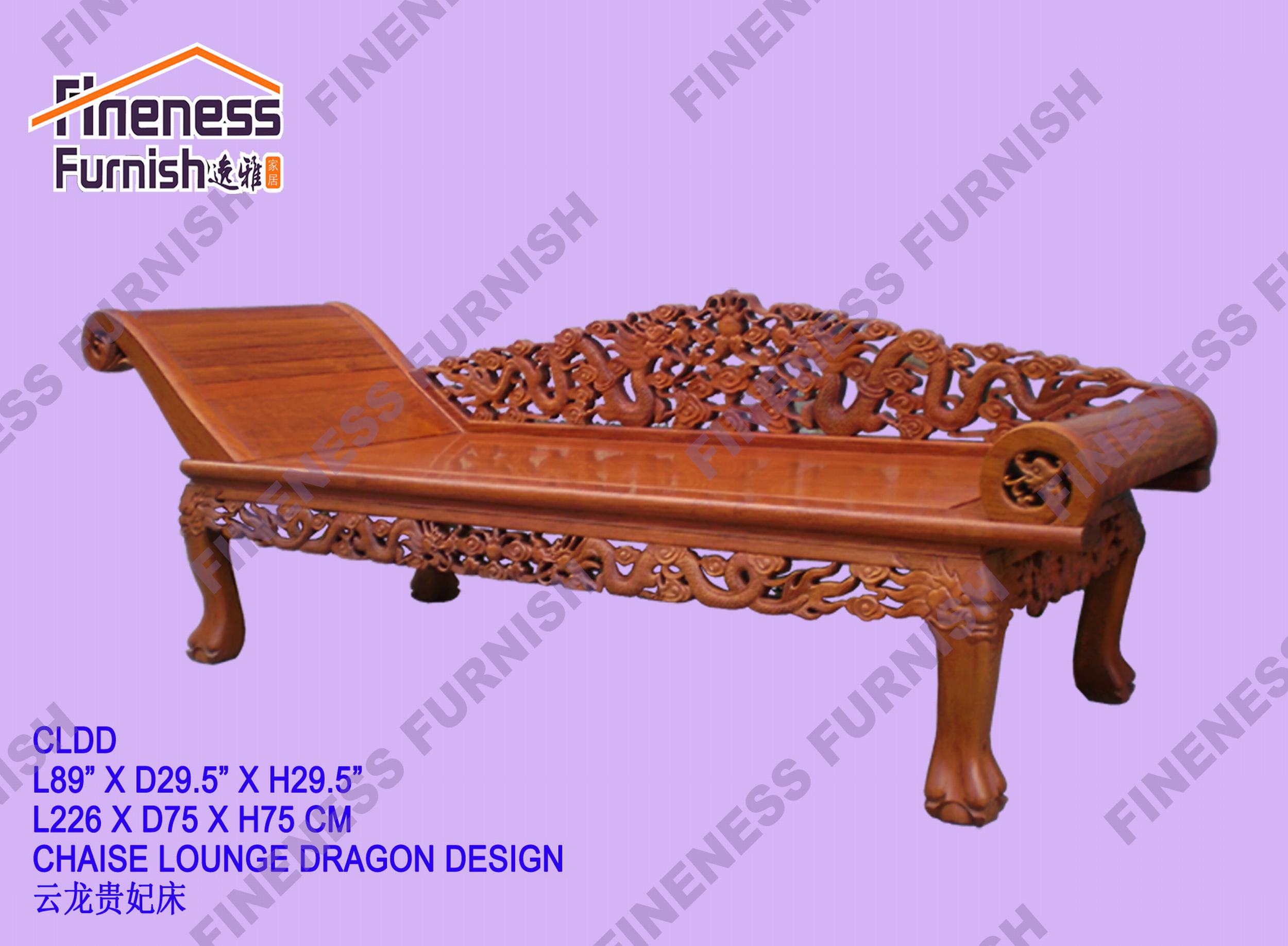 CHAISE LOUNGE DRAGON DESIGN