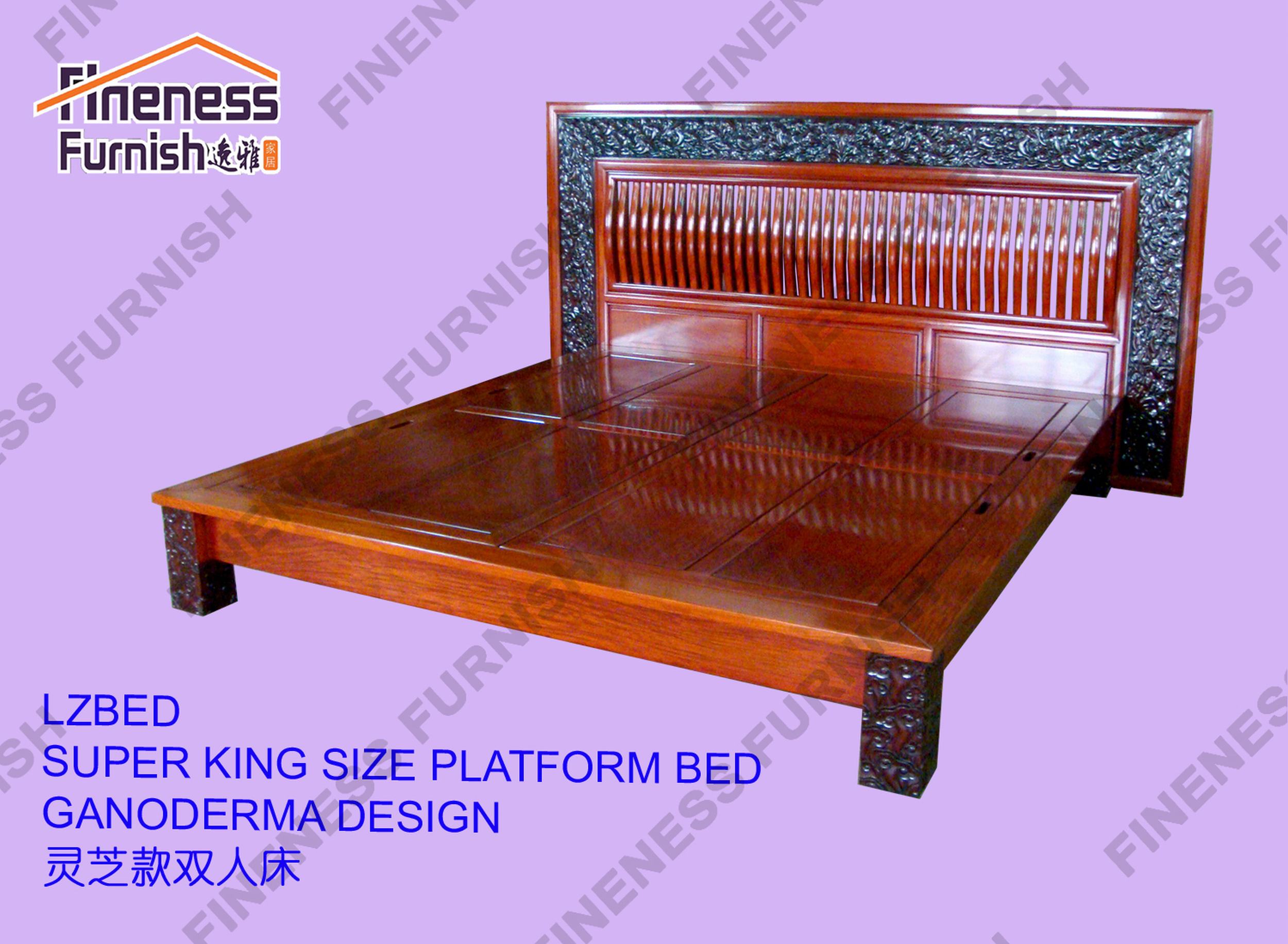 SUPER KING SIZE PLATFORM BED GANODERMA DESIGN