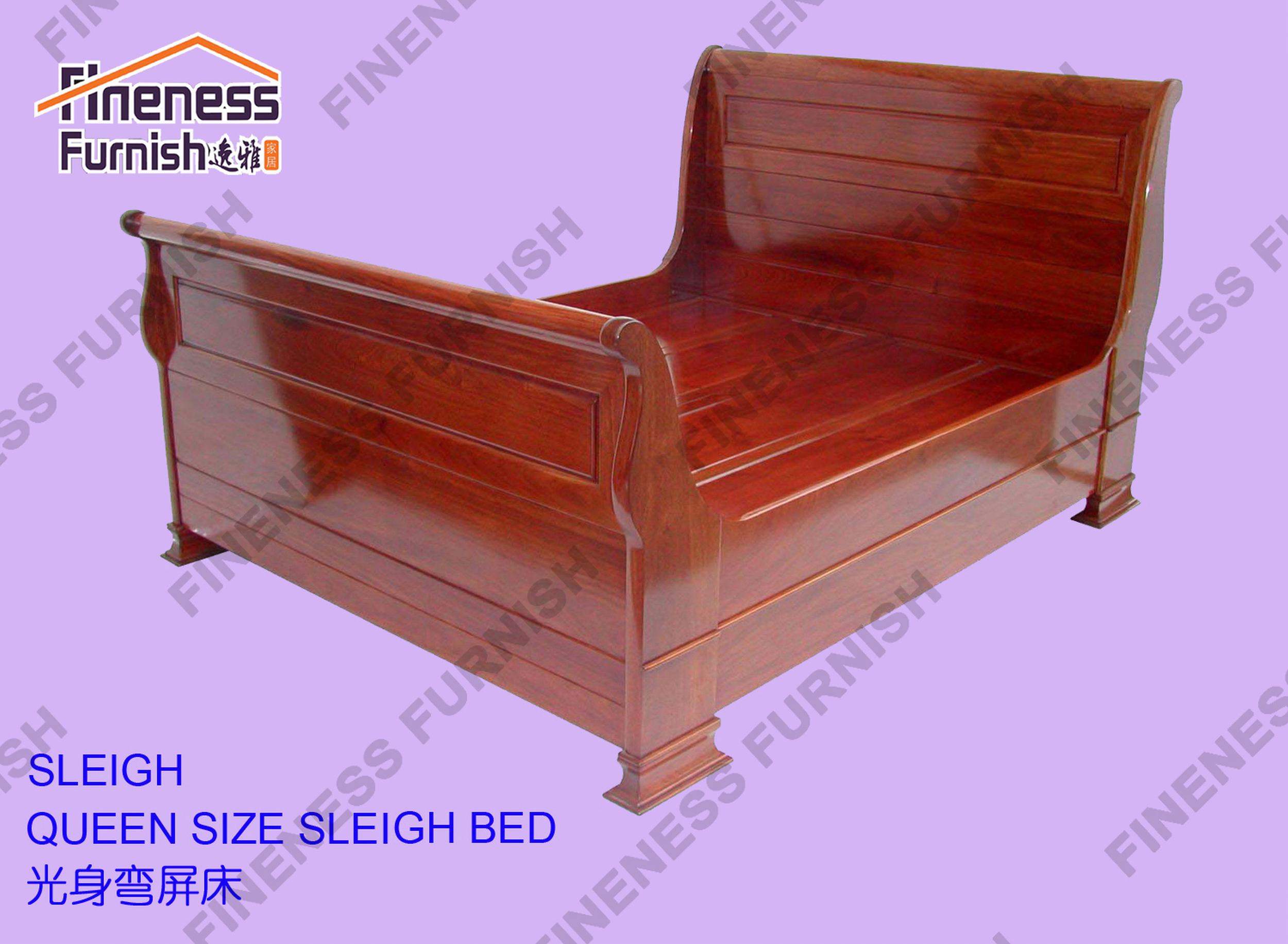 QUEEN SIZE SLEIGH BED