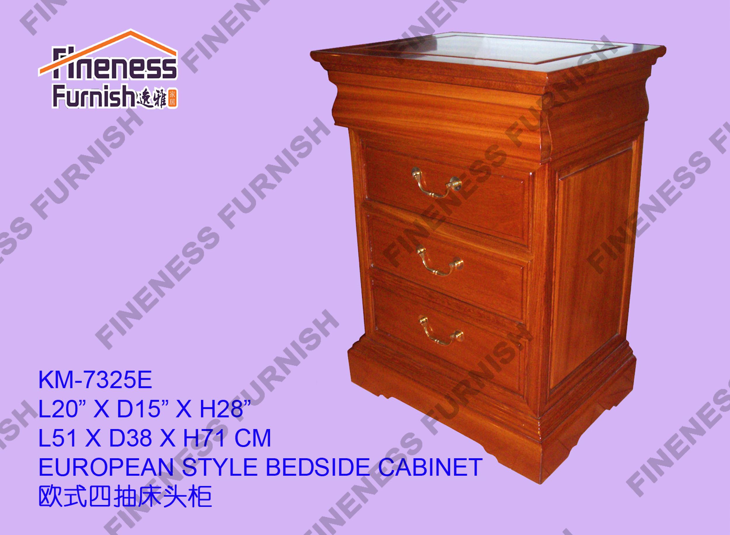EUROPEAN STYLE BEDSIDE CABINET