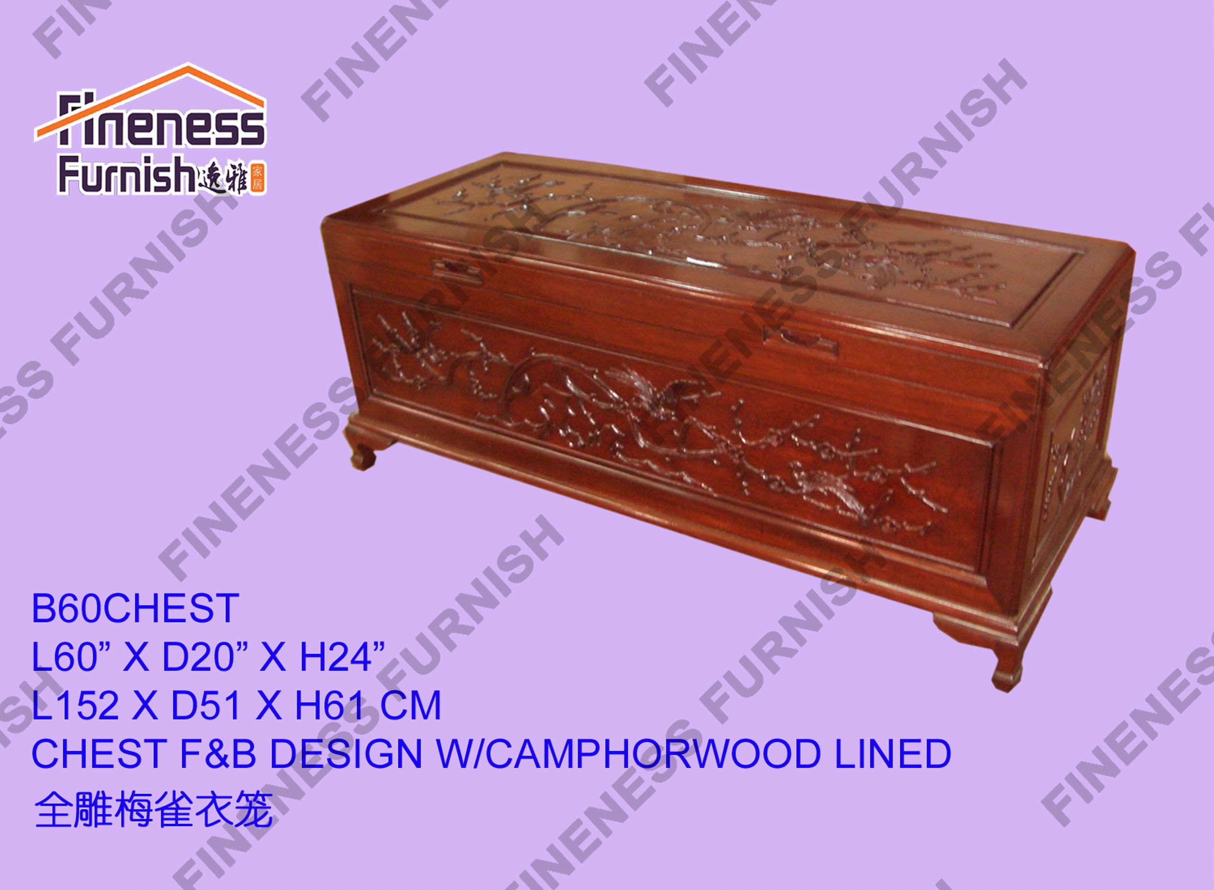 CHEST F&B DESIGN W/CAMPHORWOOD LINED