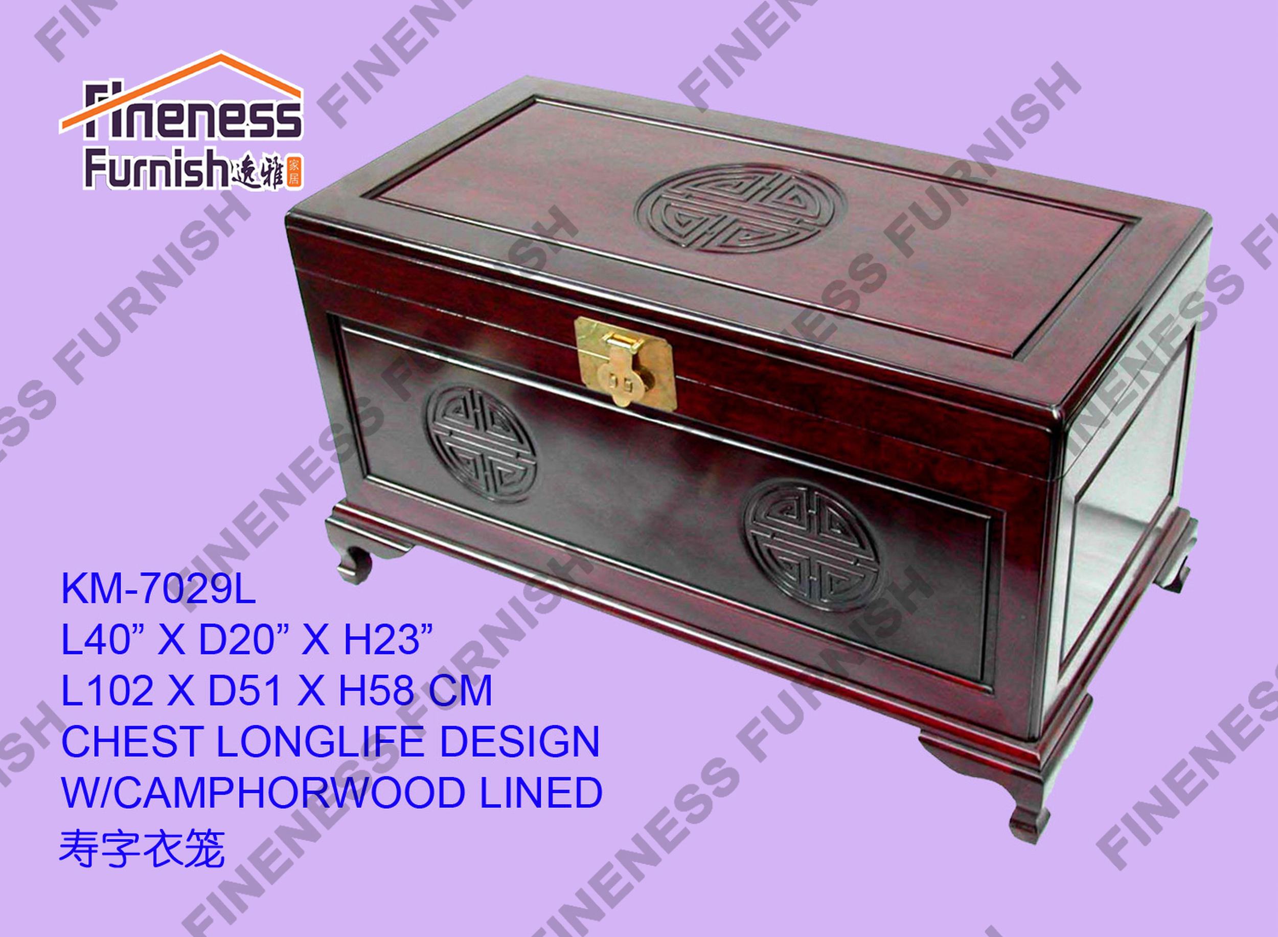 CHEST LONGLIFE DESIGN W/CAMPHORWOOD LINED