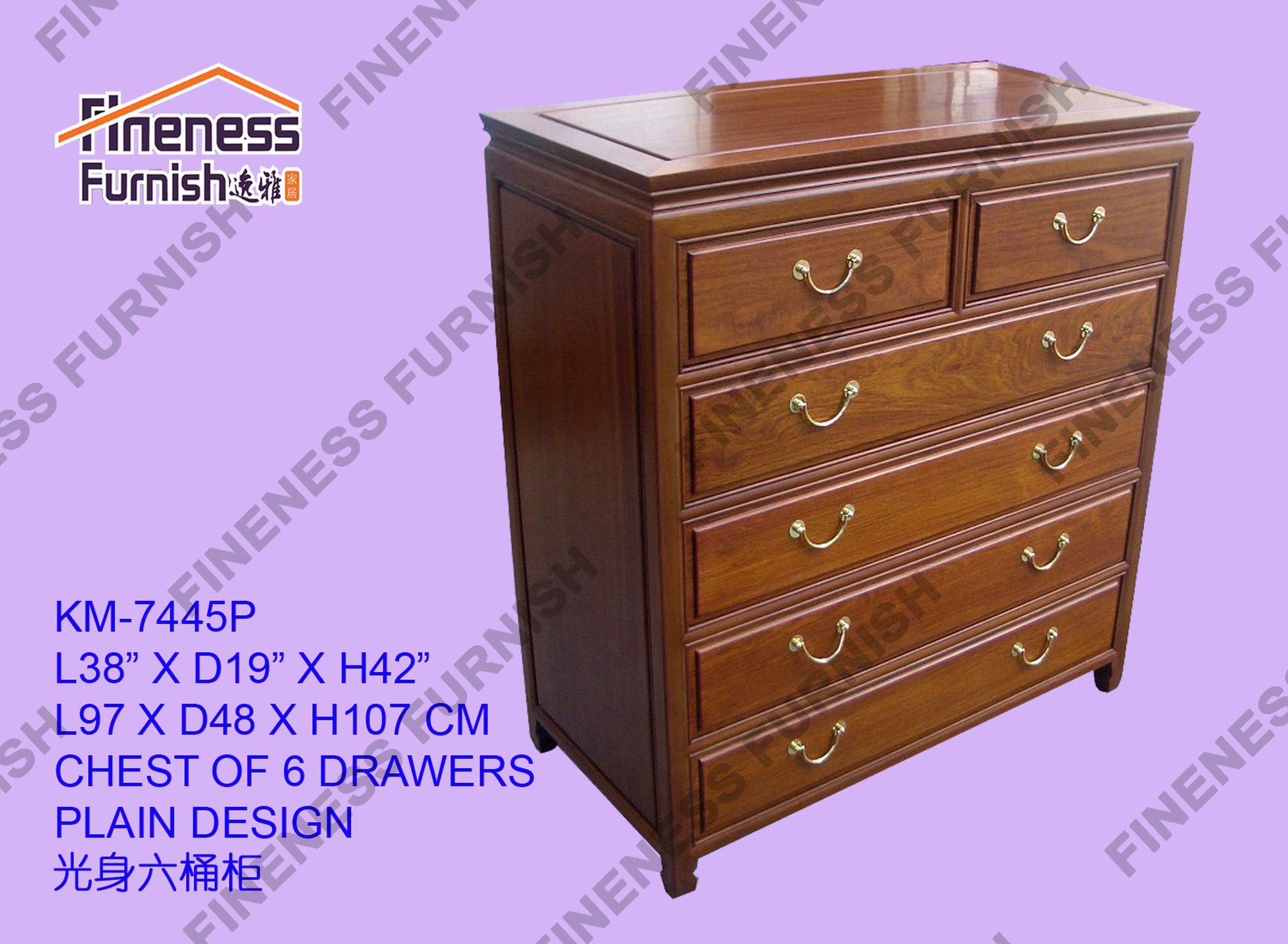 CHEST OF 6 DRAWERS PLAIN DESIGN