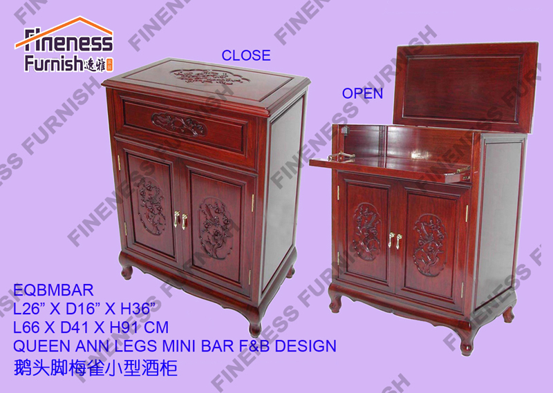 QUEEN ANN LEGS MINI BAR F&B DESIGN