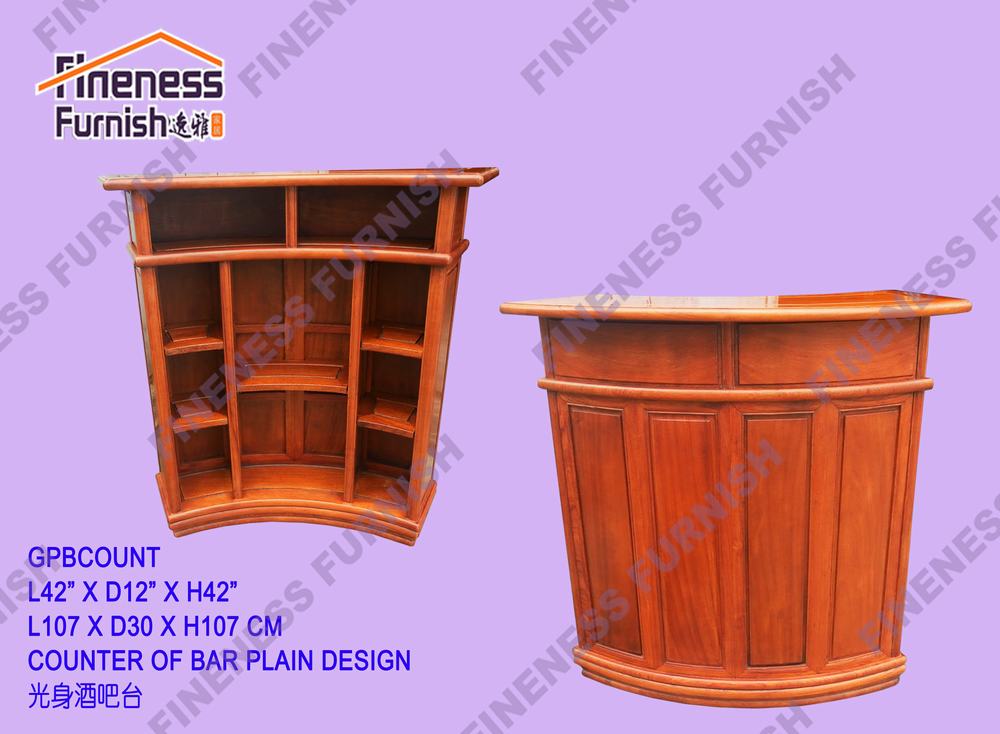 COUNTER OF BAR PLAIN DESIGN