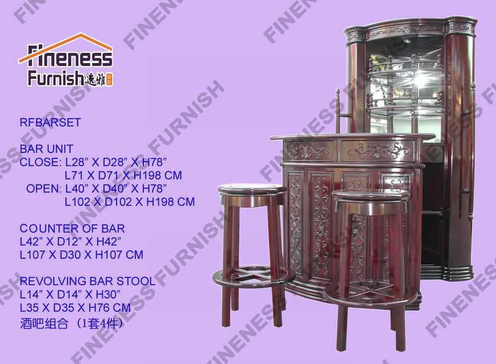 BAR UNIT (SET OF 4)