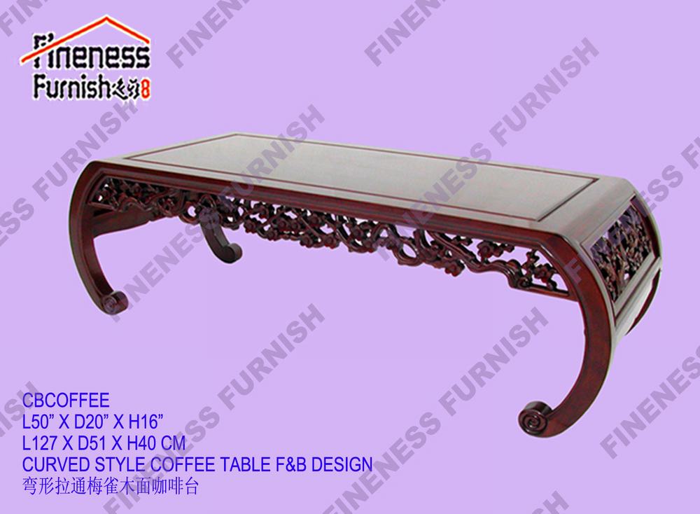 CURVED STYLE COFFEE TABLE F&B DESIGN