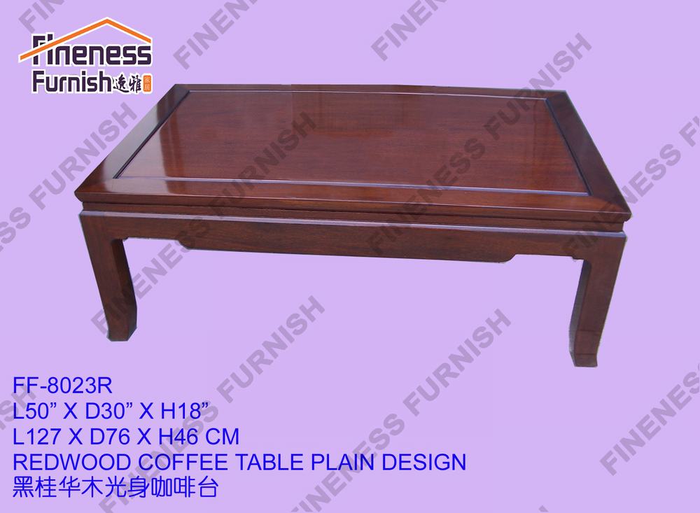REDWOOD COFFEE TABLE PLAIN DESIGN