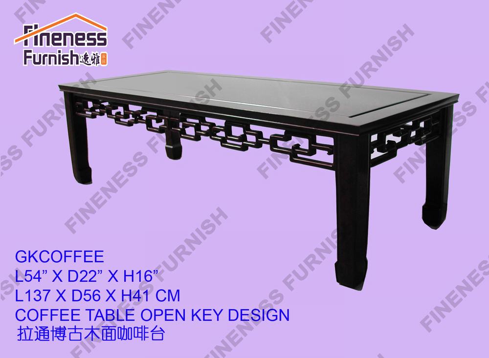 COFFEE TABLE OPEN KEY DESIGN