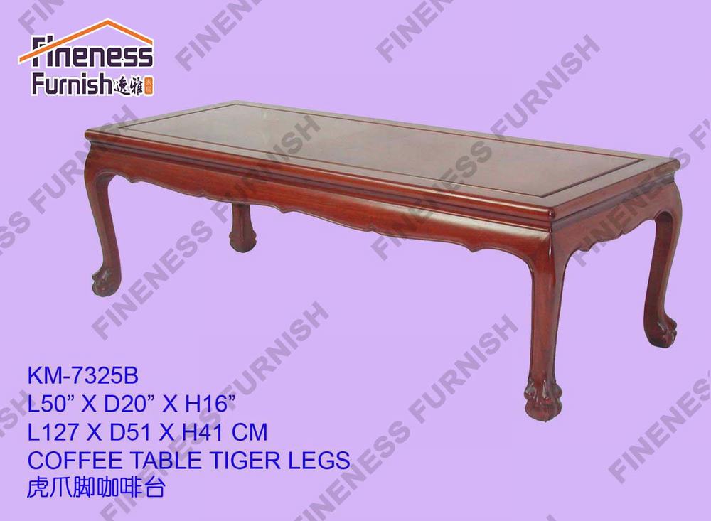 COFFEE TABLE TIGER LEGS