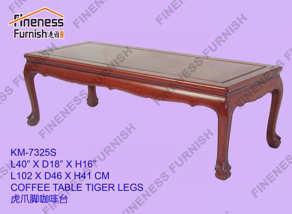 COFFEE TABLE TIGER LEGS