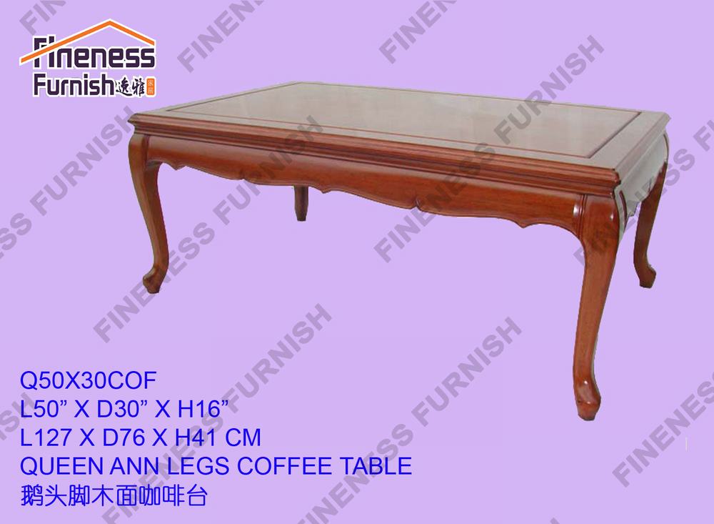 QUEEN ANN LEGS COFFEE TABLE