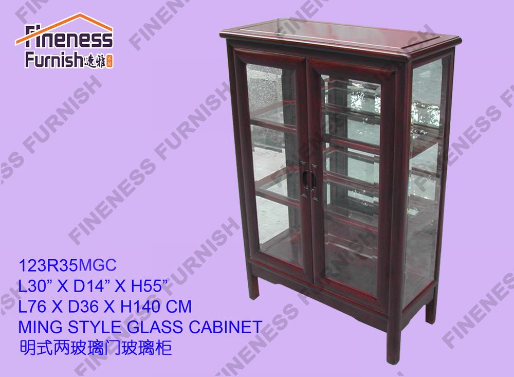MING STYLE GLASS CABINET