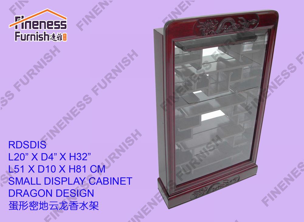 SMALL DISPLAY CABINET DRAGON DESIGN