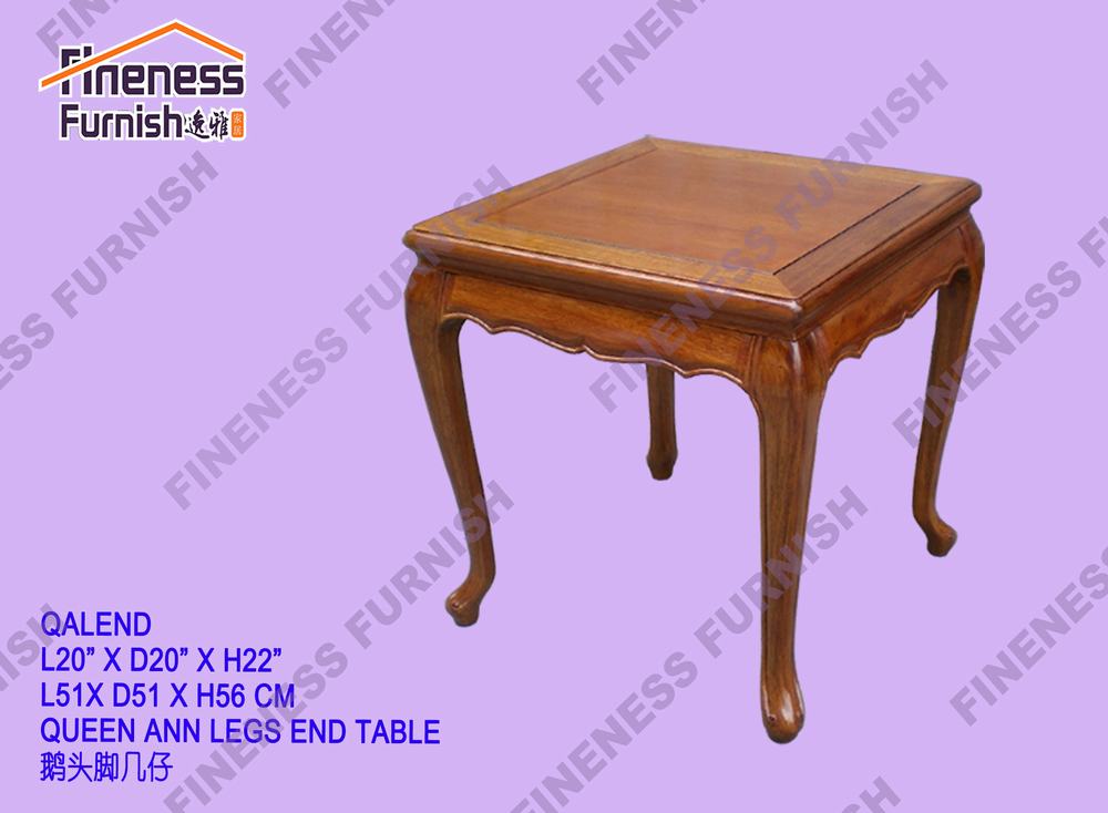 QUEEN ANN LEGS END TABLE  