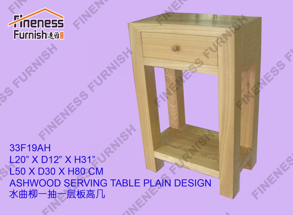 ASHWOOD SERVING TABLE PLAIN DESIGN