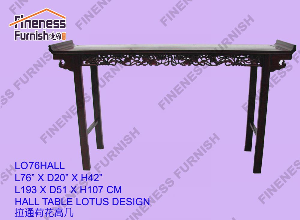 HALL TABLE LOTUS DESIGN