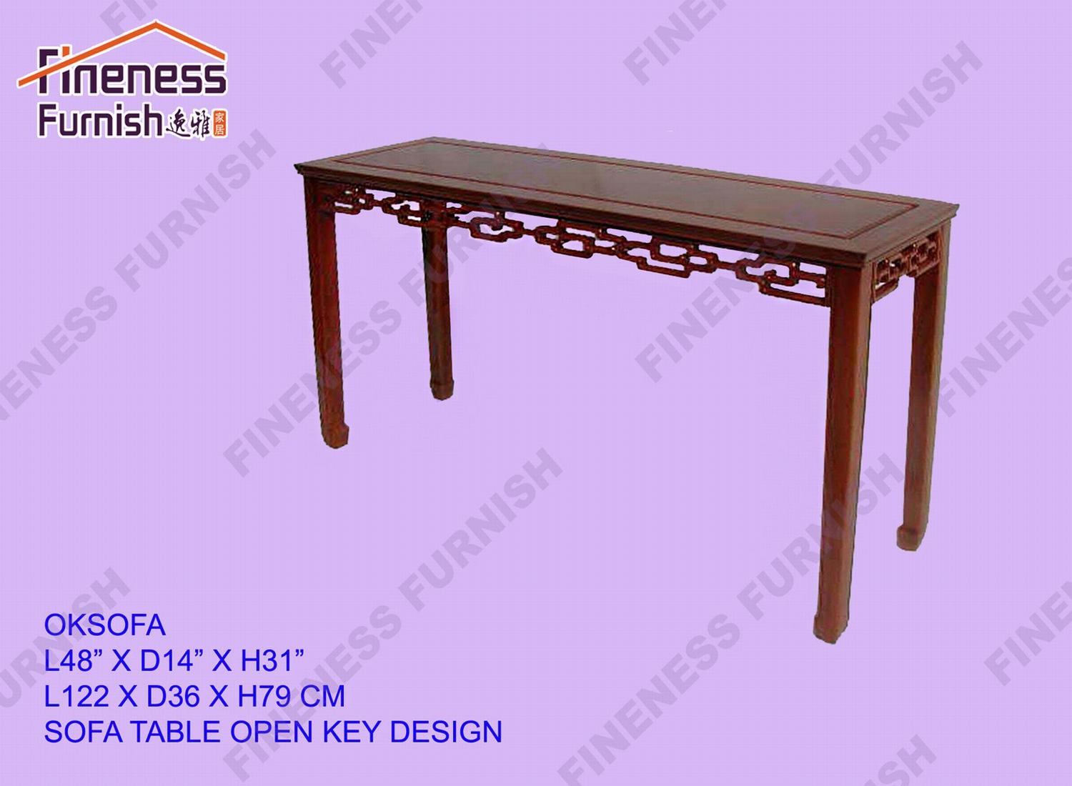 SOFA TABLE OPEN KEY DESIGN