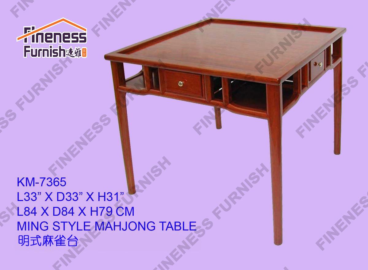 MING STYLE MAHJONG TABLE