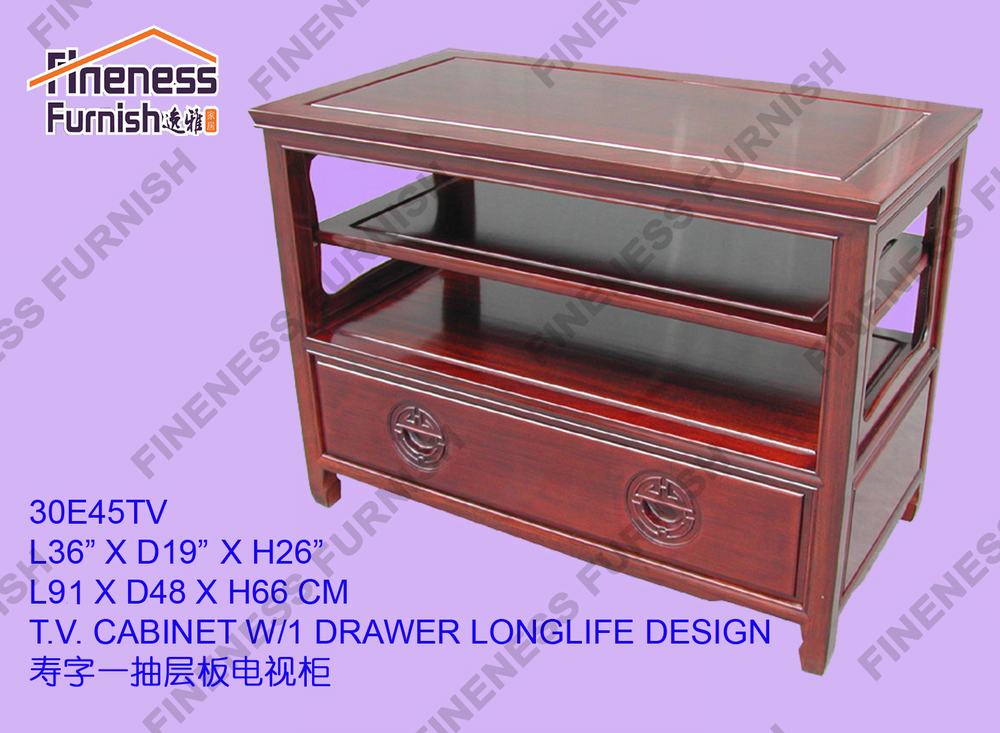 T.V. CABINET W/1 DRAWER LONGLIFE DESIGN
