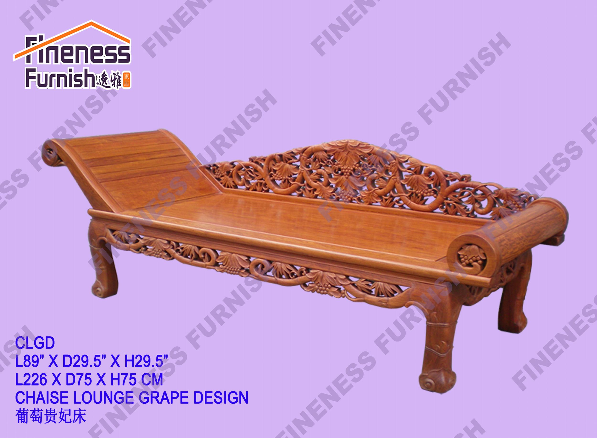 CHAISE LOUNGE GRAPE DESIGN