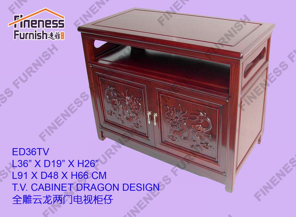 T.V. CABINET DRAGON DESIGN