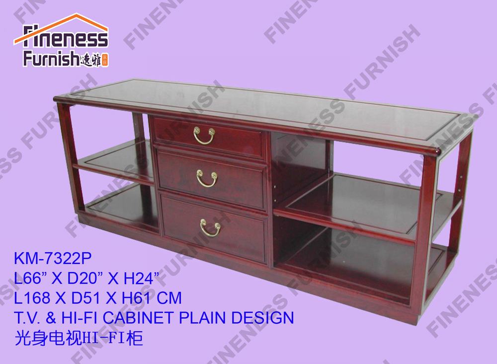 T.V.& HI-FI CABINET PLAIN DESIGN