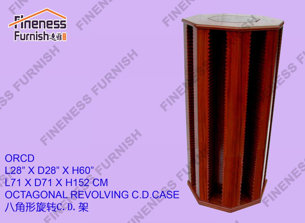 OCTAGONAL REVOLVING C.D. CASE