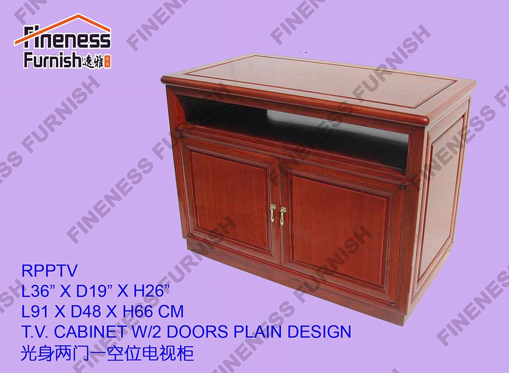 T.V. CABINET W/2 DOORS PLAIN DESIGN