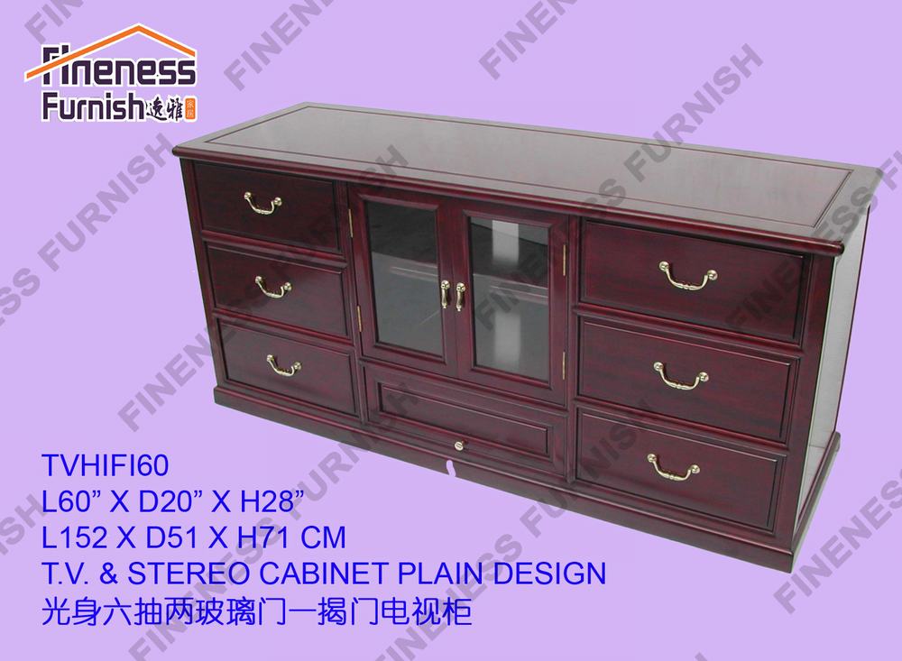 T.V. & STEREO CABINET PLAIN DESIGN