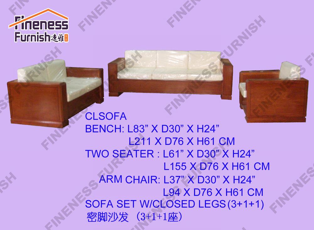 BENCH W/CLOSED LEGS