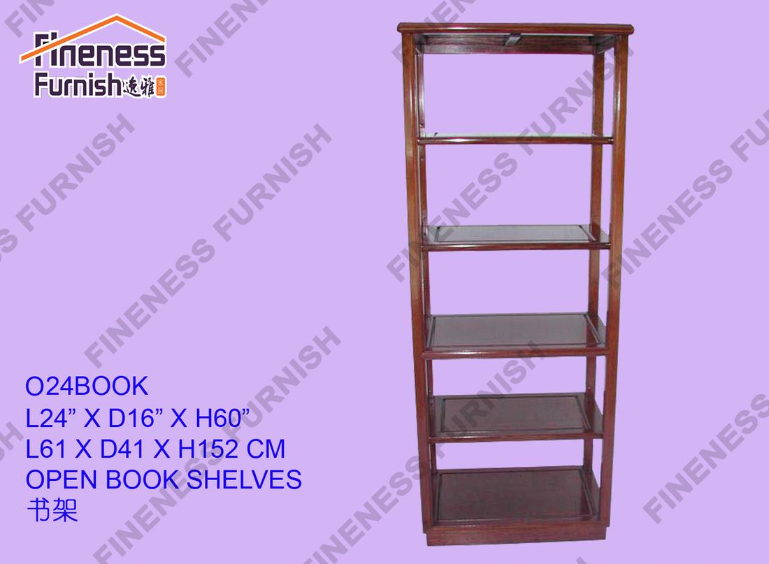 OPEN BOOK SHELVES