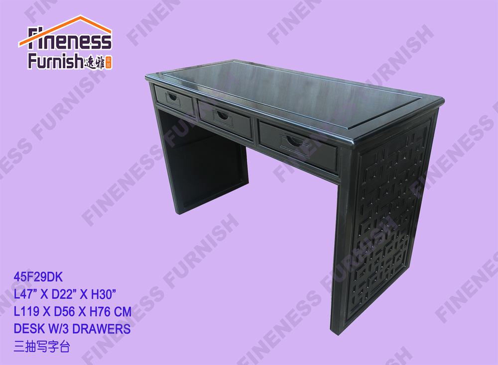 DESK W/3 DRAWERS  