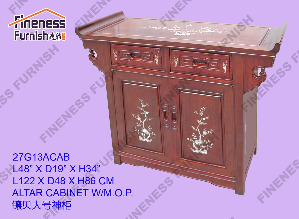 ALTAR CABINET W/M.O.P.