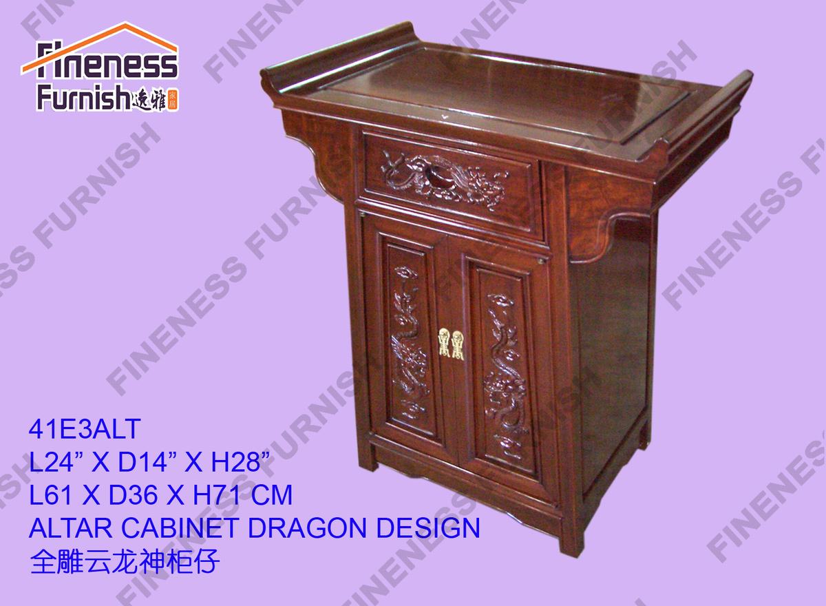 ALTAR CABINET DRAGON DESIGN