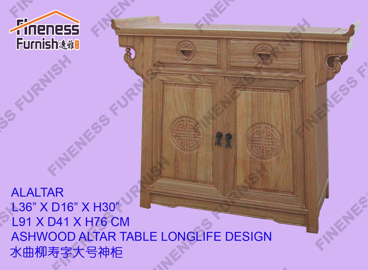 ASHWOOD ALTAR TABLE LONGLIFE DESIGN