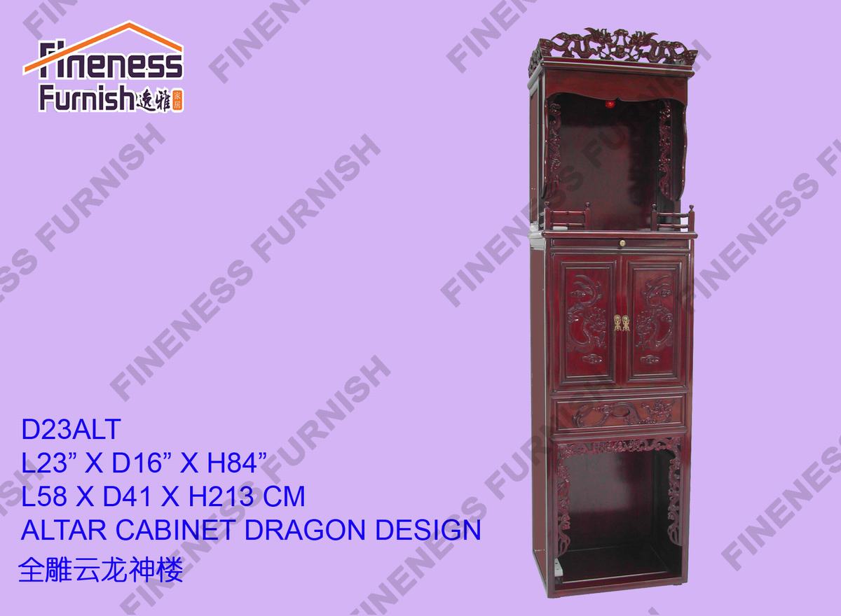ALTAR CABINET DRAGON DESIGN