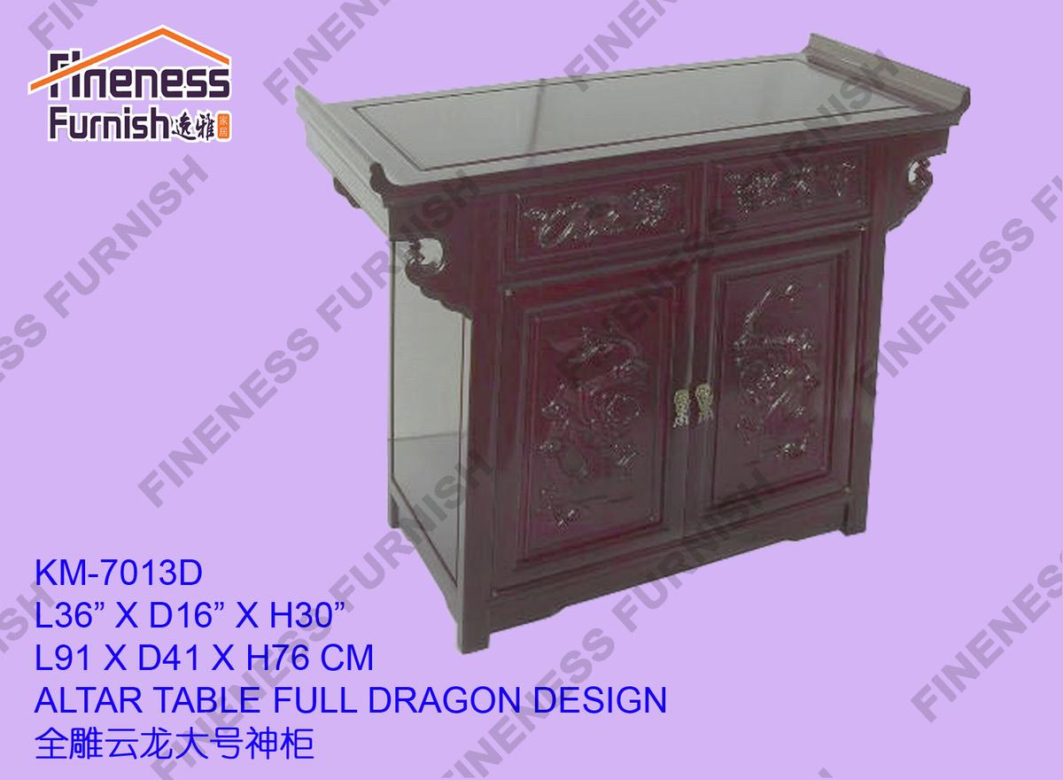 ALTAR TABLE FULL DRAGON DESIGN