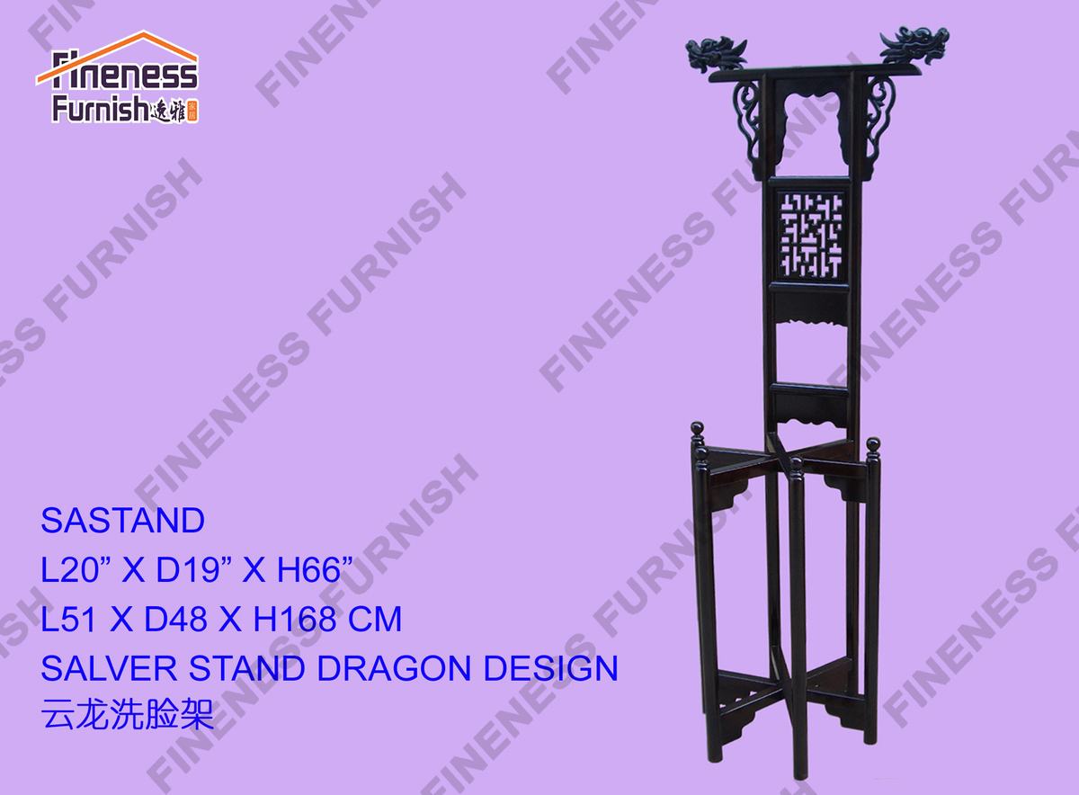 SALVER STAND DRAGON DESIGN