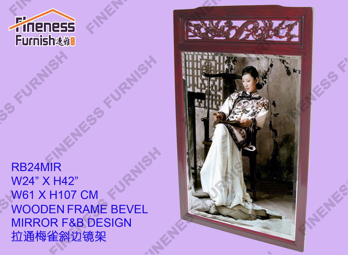 WOODEN FRAME BEVEL MIRROR F&B DESIGN