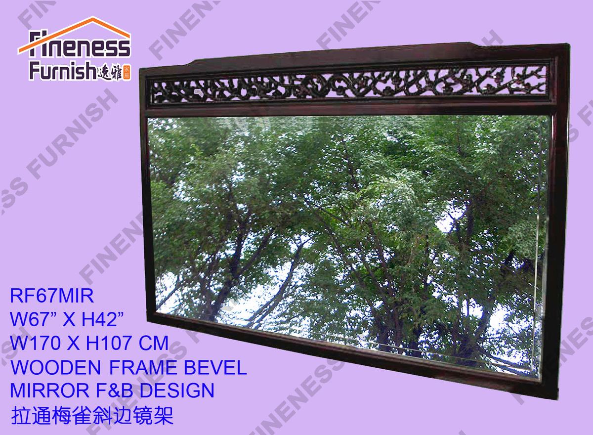 WOODEN FRAME BEVEL MIRROR F&B DESIGN