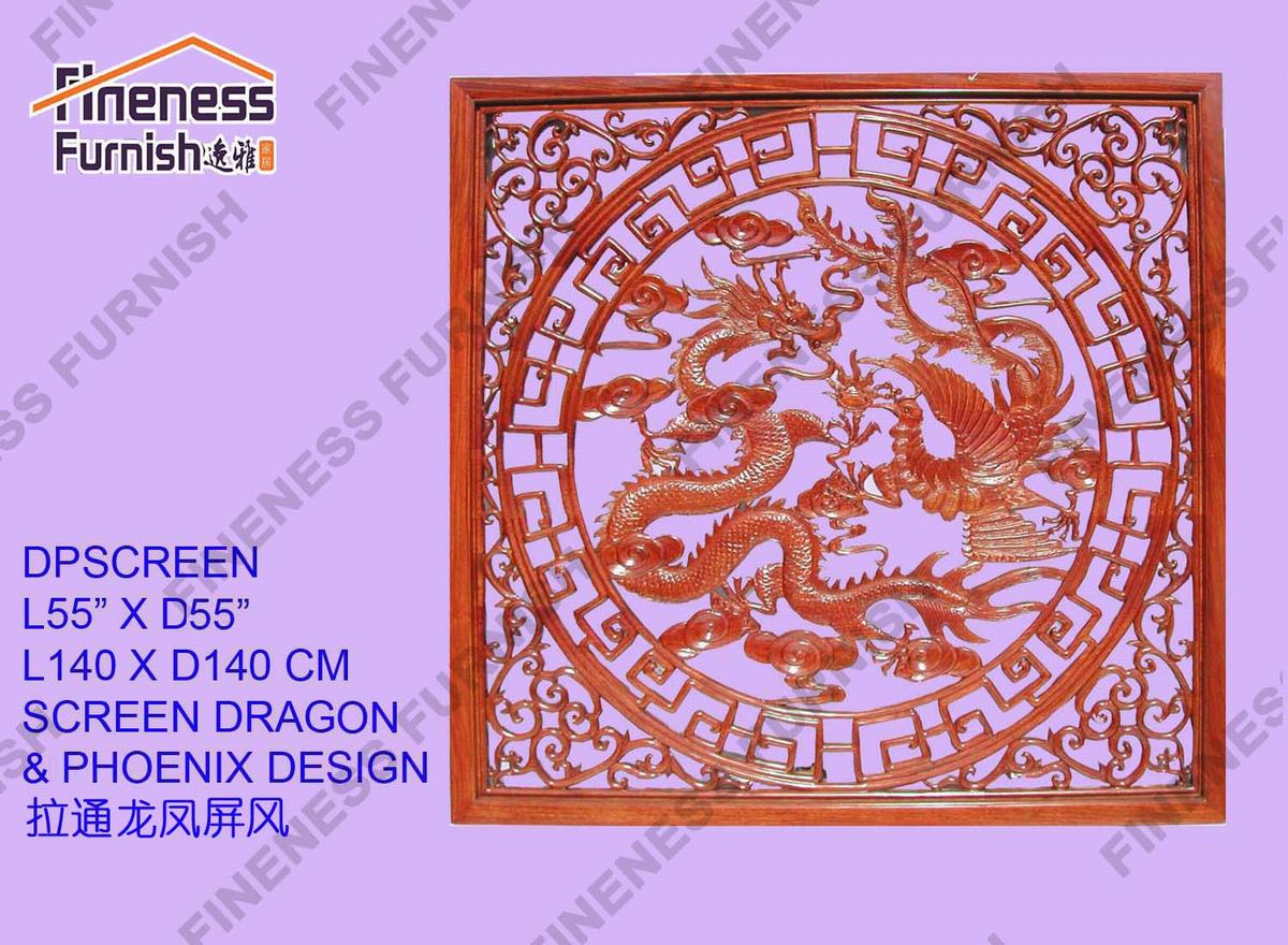 SCREEN DRAGON & PHOENIX DESIGN